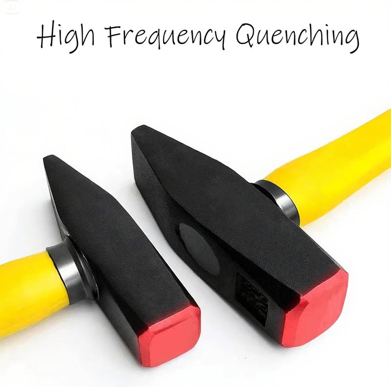 BJDSI 7 oz Blacksmith Hammer,Anti-Shaking,Anti-Rust,Shock-Proof Plastic Handle. - Image 4